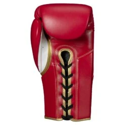 TITLE Boxeo Mexican Leather Lace Training Gloves Quatro 27 TITLE Boxeo Mexican Leather Lace Training Gloves Quatro -boxing supplies store BATGL4 RD WH 2