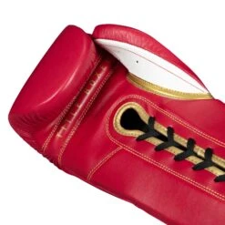 TITLE Boxeo Mexican Leather Lace Training Gloves Quatro 28 TITLE Boxeo Mexican Leather Lace Training Gloves Quatro -boxing supplies store BATGL4 RD WH 3