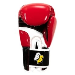 BOOM BOOM Boxing Striker Youth Boxing Gloves -boxing supplies store BBSBGY2 RD BK 004