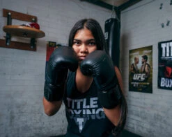 TITLE Black Blitz Fit Boxing Gloves -boxing supplies store BKBFGBK 2