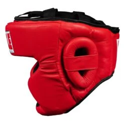TITLE Classic Full Coverage Training Headgear 2.0 -boxing supplies store CPHGF2 RD BK 3