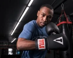 TITLE Classic Fitness Boxing Gloves 33 TITLE Classic Fitness Boxing Gloves -boxing supplies store CRBG BKWH