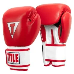 TITLE Classic Leather Super Bag Gloves 2.0 -boxing supplies store CSBGL2 RD WH BK 02