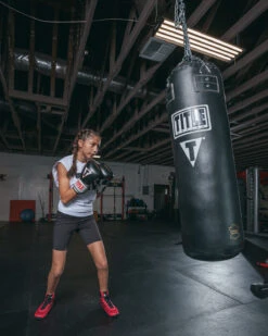 TITLE Classic Leather Super Bag Gloves 2.0 -boxing supplies store CSBGL2BK 1