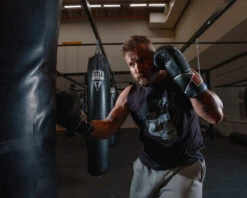 TITLE Classic Leather Lace Training Gloves 2.0 -boxing supplies store CTSGL2BK 2