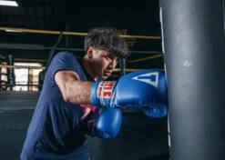 TITLE Classic Leather Lace Training Gloves 2.0 -boxing supplies store CTSGL2BL 1