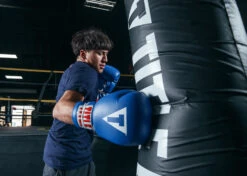 TITLE Classic Leather Lace Training Gloves 2.0 -boxing supplies store CTSGL2BL 2