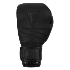 TITLE Black Bolstered Leather Bag Gloves 12 TITLE Black Bolstered Leather Bag Gloves -boxing supplies store DBBG BK 03