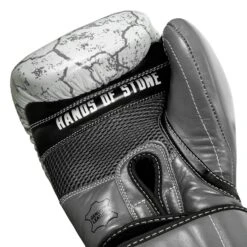 TITLE Boxing Roberto Duran Stone Leather Training Gloves 13 TITLE Boxing Roberto Duran Stone Leather Training Gloves -boxing supplies store DHSTG GR BK 5