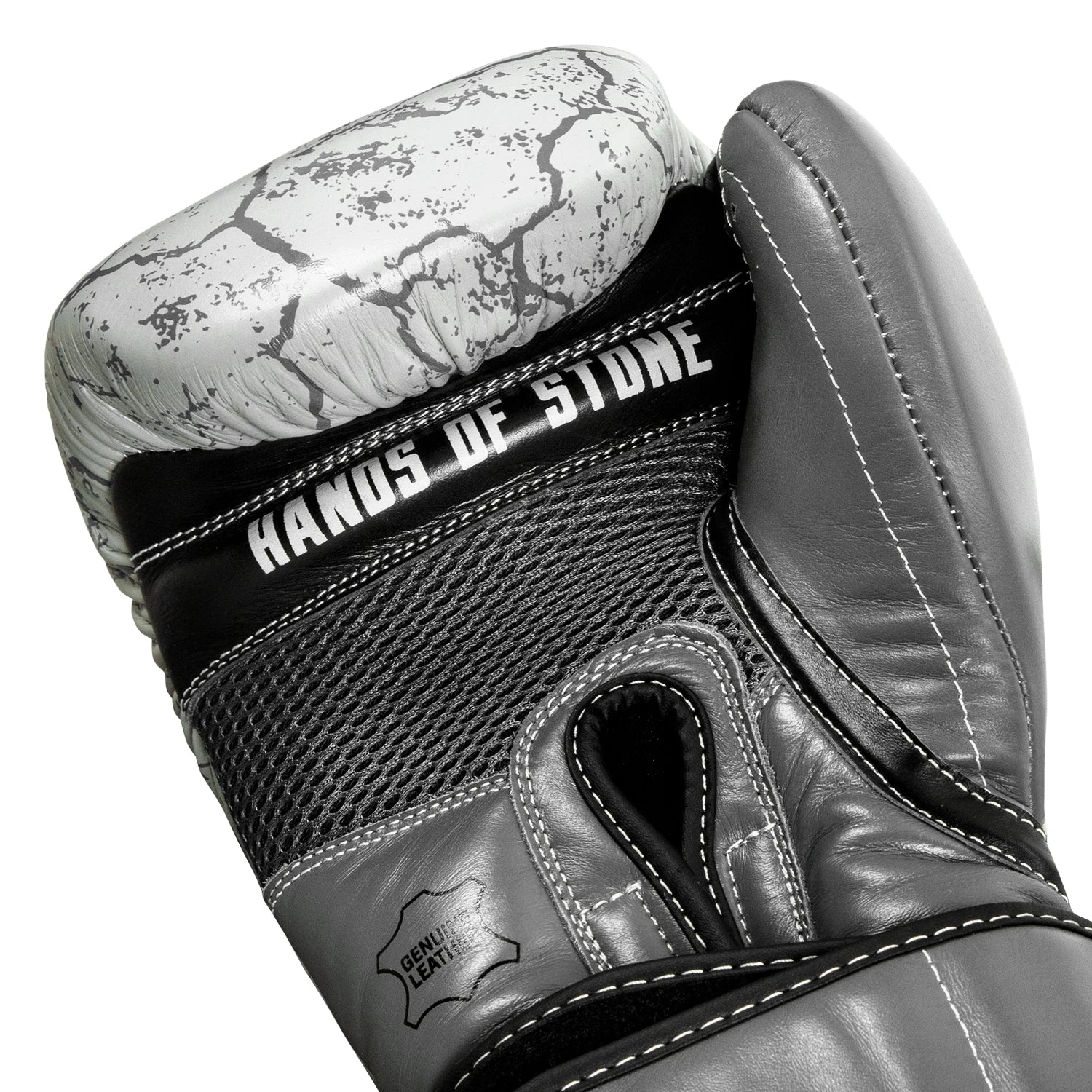 TITLE Boxing Roberto Duran Stone Leather Training Gloves 8 TITLE Boxing Roberto Duran Stone Leather Training Gloves - Image 6