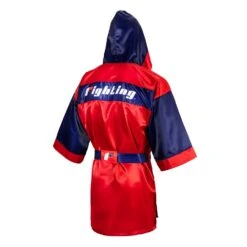 Fighting Full Length Robe 34 Fighting Full Length Robe -boxing supplies store FFLR RD BL 3