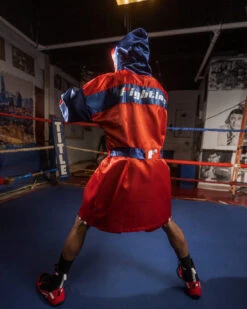 Fighting Full Length Robe 36 Fighting Full Length Robe -boxing supplies store FFLRRDBL 3