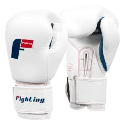 Fighting Leather Heavy Bag Gloves 24 Fighting Leather Heavy Bag Gloves -boxing supplies store FLHBG2 WH 2