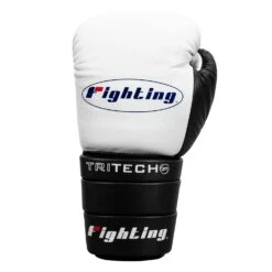 Fighting Tri-Tech Tenacious Lace Training Gloves -boxing supplies store FS3TTGL WH BK 003