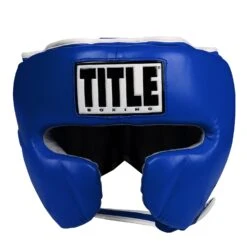 TITLE Boxing Leather Sparring Headgear 29 TITLE Boxing Leather Sparring Headgear -boxing supplies store FTHG BL 2