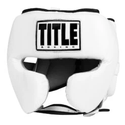 TITLE Boxing Leather Sparring Headgear 40 TITLE Boxing Leather Sparring Headgear -boxing supplies store FTHG WH 2