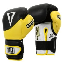 TITLE Boxing Gel Suspense V2T Training Gloves 26 TITLE Boxing Gel Suspense V2T Training Gloves -boxing supplies store GSTGEV2T BK YE 02