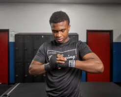 TITLE Boxing Traditional Weave 180" Hand Wraps (Pack Of 10) -boxing supplies store HWBK 1 44675d9a 3b08 4956 85fa 5eea3d0133de