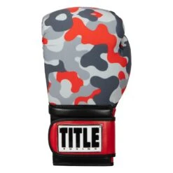 TITLE Boxing Infused Foam Camo Color Pop Bag Gloves 12 TITLE Boxing Infused Foam Camo Color Pop Bag Gloves -boxing supplies store IFSCPBG GR RD 3