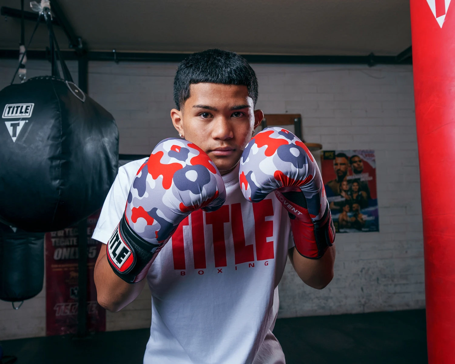 TITLE Boxing Infused Foam Camo Color Pop Bag Gloves 4 TITLE Boxing Infused Foam Camo Color Pop Bag Gloves - Image 2