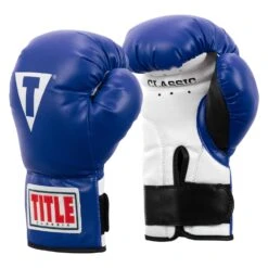TITLE Classic Kid & Youth Boxing Gloves 2.0 -boxing supplies store KGLV2 BL WH BK 02