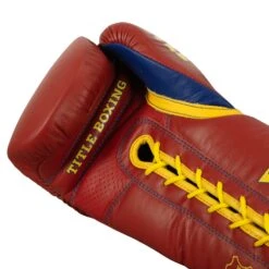 KRONK Boxing Gym Lace-Up Training Gloves 17 KRONK Boxing Gym Lace-Up Training Gloves -boxing supplies store KNKSG RD GD 5