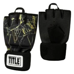 TITLE Boxing Defender Sublimated Glove Wraps 33 TITLE Boxing Defender Sublimated Glove Wraps -boxing supplies store KSGW BK GD 2