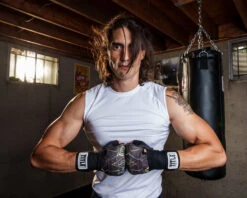 TITLE Boxing Defender Sublimated Glove Wraps 38 TITLE Boxing Defender Sublimated Glove Wraps -boxing supplies store KSGWBKGD 2