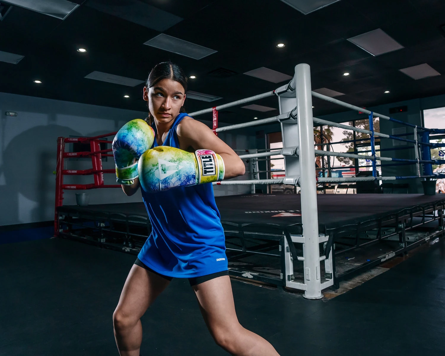 TITLE Boxing Limited Edition Tie Dye Bag Gloves 4 TITLE Boxing Limited Edition Tie Dye Bag Gloves - Image 2