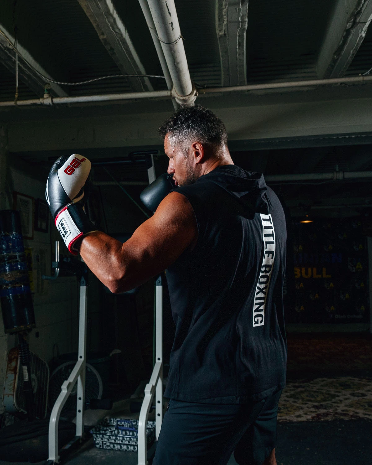 TITLE Boxing Outline Sleeveless Hoodie 7 TITLE Boxing Outline Sleeveless Hoodie - Image 5