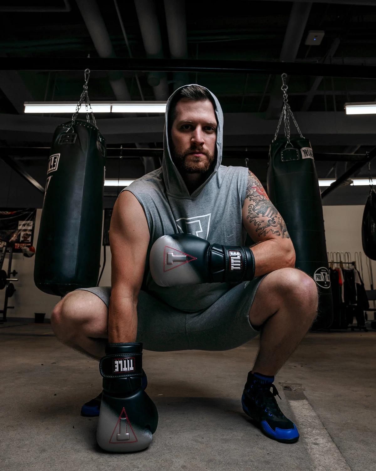 TITLE Boxing Outline Sleeveless Hoodie 12 TITLE Boxing Outline Sleeveless Hoodie - Image 10