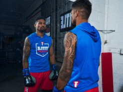 TITLE Boxing Jumbo Logo Sleeveless Hoodie 18 TITLE Boxing Jumbo Logo Sleeveless Hoodie -boxing supplies store LTA4BL 2