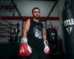 TITLE Boxing Vintage Hanging Gloves Tank 19 TITLE Boxing Vintage Hanging Gloves Tank -boxing supplies store LTA7BK 4