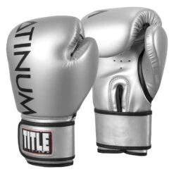 TITLE Platinum Prolific Boxing Bag Gloves 28 TITLE Platinum Prolific Boxing Bag Gloves -boxing supplies store PLBG SV BK 2