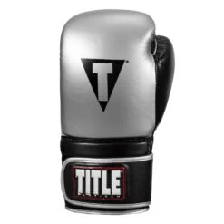 TITLE Platinum Prolific Training Gloves -boxing supplies store PLTG BK SV 3