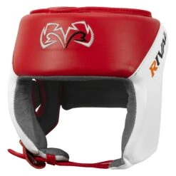 Rival Boxing Amateur Competition Headgear -boxing supplies store RHGC2 RD WH 1