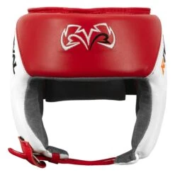 Rival Boxing Amateur Competition Headgear -boxing supplies store RHGC2 RD WH 2