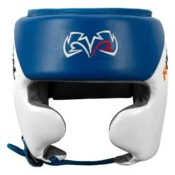 Rival Boxing Amateur Competition Headgear With Cheek Protect 19 Rival Boxing Amateur Competition Headgear With Cheek Protect -boxing supplies store RHGC2C BL WH 2