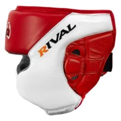 Rival Boxing Amateur Competition Headgear With Cheek Protect 24 Rival Boxing Amateur Competition Headgear With Cheek Protect -boxing supplies store RHGC2C RD WH 3