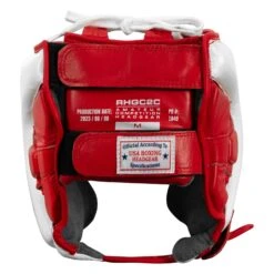 Rival Boxing Amateur Competition Headgear With Cheek Protect 25 Rival Boxing Amateur Competition Headgear With Cheek Protect -boxing supplies store RHGC2C RD WH 4