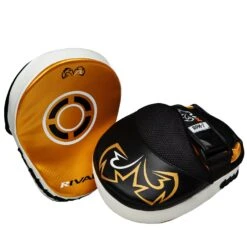 Rival Boxing Curved Punch Mitts 19 Rival Boxing Curved Punch Mitts -boxing supplies store RPM7 BK GD 3