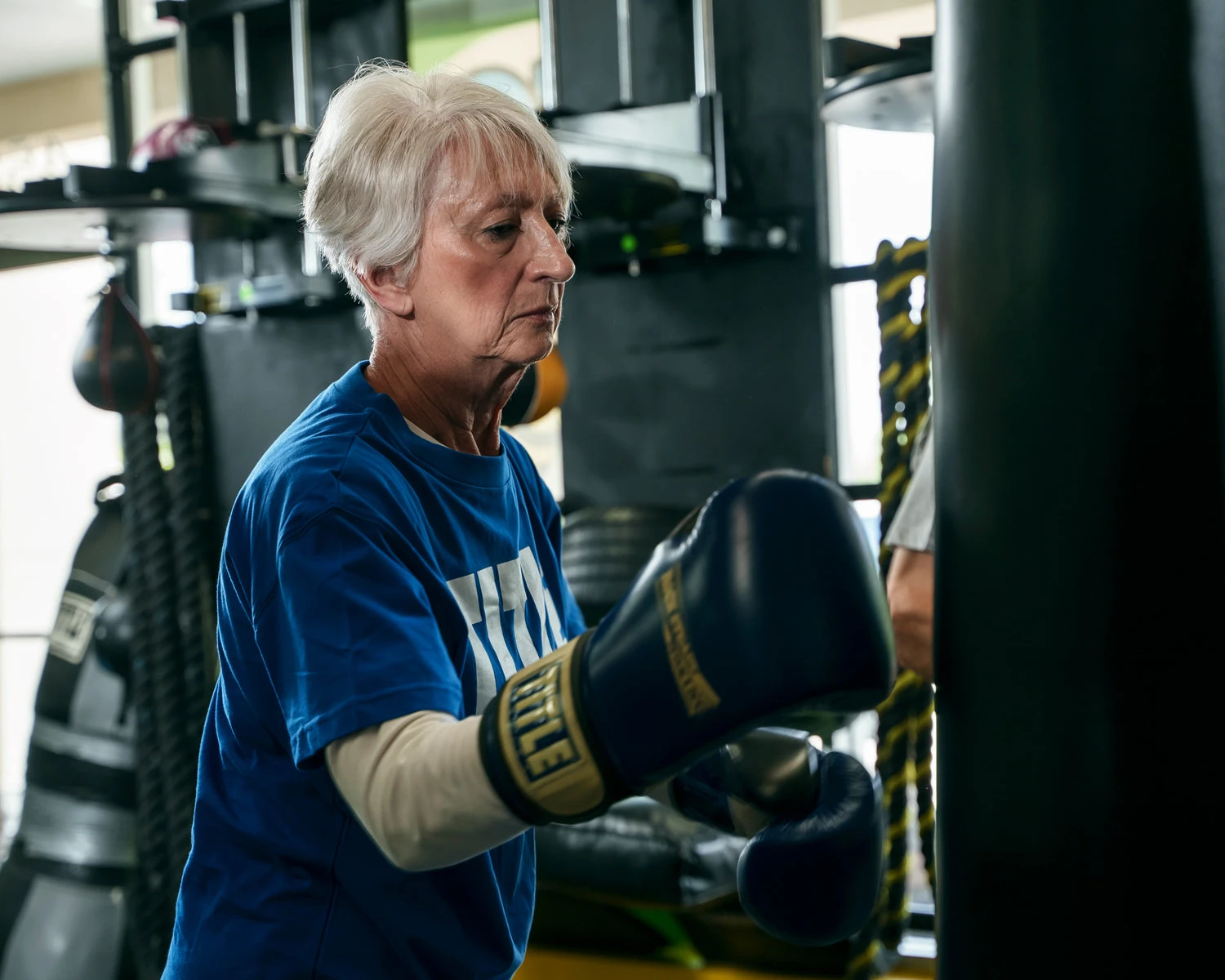 TITLE Boxing Rock Steady Leather Training Gloves 9 TITLE Boxing Rock Steady Leather Training Gloves - Image 7