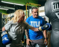 TITLE Boxing Rock Steady Leather Training Gloves 24 TITLE Boxing Rock Steady Leather Training Gloves -boxing supplies store RSBVLTTGBL 7