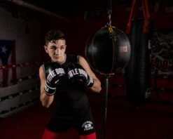 TITLE Boxing Retro Style Leather Double End Bag 13 TITLE Boxing Retro Style Leather Double End Bag -boxing supplies store RSLDEB BKGD