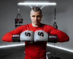 SCYntz Leather Bag Gloves 27 SCYntz Leather Bag Gloves -boxing supplies store SCYBGGRBK 2