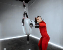 SCYntz Leather Double End Heavy Bag 21 SCYntz Leather Double End Heavy Bag -boxing supplies store SCYDEBHBGRBK 2