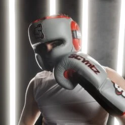 SCYntz Leather Headgear -boxing supplies store SCYHGGRRD 2