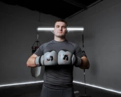 SCYntz Leather Training Gloves -boxing supplies store SCYTGGRBK 1