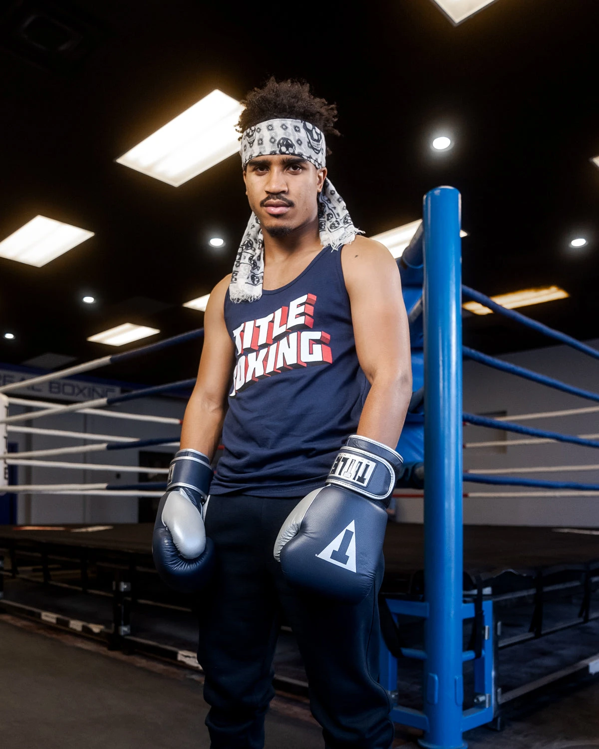 TITLE Boxing Vintage Block Logo Tank 8 TITLE Boxing Vintage Block Logo Tank - Image 6