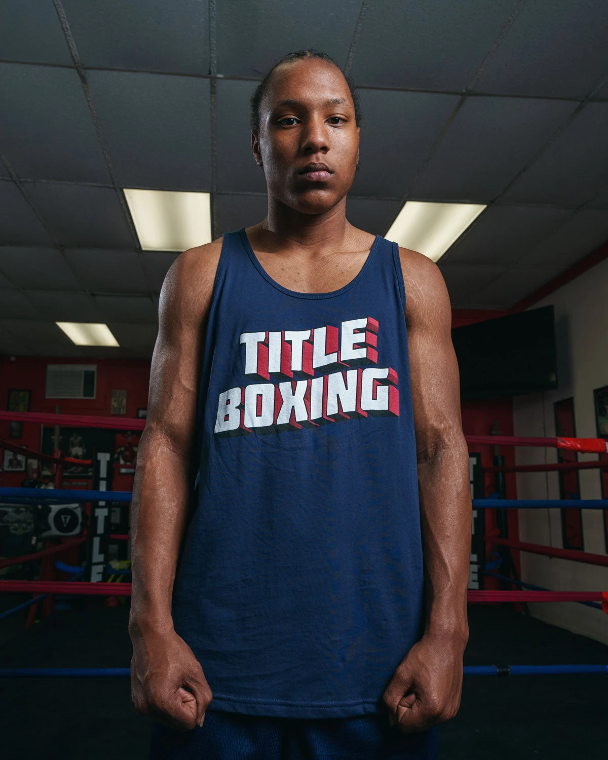 TITLE Boxing Vintage Block Logo Tank 10 TITLE Boxing Vintage Block Logo Tank - Image 8